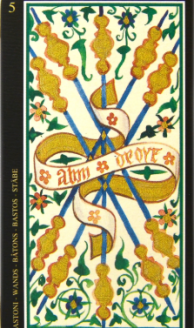 Five of Wands front